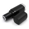Tubo de lápiz labial negro de plástico, contenedor cuadrado para lápiz labial, botella para lápiz labial LG287, material de embalaje de cáscara vacía para cosméticos
