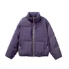Ropa Vintage Yidao 2026 Invierno Nuevo Estilo Montaña al Aire Libre Bloque de Color 90 Pluma de Pato Blanca Repelente al Agua Cuello Alto Chaqueta de Plumas Cálida
