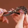 Pinza para el Cabello de Metal Zircón de Alta Calidad para Mujeres Pinza para Agarrar la Parte Trasera de la Cabeza Placa para el Cabello Pinza de Temperamento para el Cabello Tocado Pinza de un Carácter Pinza Retorcida