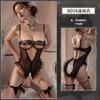 Lencería Sexy, No Necesita Quitarse, Con Aros Push up Pechos Pequeños para Hacerlos Ver Más Grandes en la Cama, Camisa Pajama de Tentación Vergonzosa 8914