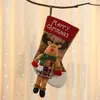 Meias de Natal, Sacolas de Presente de Natal, Meias Pequenas de Natal, Enfeites de Árvore de Natal, Itens Decorativos, Meias de Juta