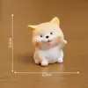 Micro Paisagem Criativa Cachorrinho Akita Fofo DIY Acessórios de Decoração Enfeites Pequenos de Mesa Fofos para Carro