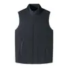 Chaleco para Hombre Estilo Nuevo Primavera y Otoño Polar Suelto Cuello Alto Chaleco Chaleco Casual Sin Mangas Cálido y a Prueba de Frío Chaqueta para Hombre