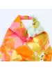 Vestido de Satén de Seda Marca Z Moda Aliexpress Cuello Halter Impreso Texturizado Más Vendido Ropa para Mujer Poliéster Elástico Transfronterizo Europeo y Americano Za