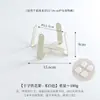 Soporte de Hierro para Comedero de Mascotas, Soporte de Hierro en Forma de Cruz, Soporte Integrado para Comedero de Mascotas, Soporte de Hierro Elevado que Protege el Cuello, Soporte Anti-Derrames para Comedero de Perros y Gatos