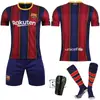 Camisetas de local y visitante del Barcelona 20-21, número 10 Messi, conjunto de uniforme deportivo de fútbol para niños, para hombre