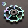 Vxm Roda Guia de Bicicleta Transfronteiriça Rolamento de Esfera Rolamento Cerâmico 12d Anodizado CNC Bicicleta de Estrada Transmissão Câmbio Traseiro Roda Guia