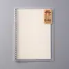 Cuaderno de Hojas Sueltas Engrosado, Cuaderno Espiralado, Cuaderno Sencillo con Rayas para Estudiantes, Bloc de Notas en Blanco con Cuadrícula, Cuaderno de Oficina