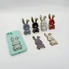 Soporte de Teléfono de Conejo Dibujo Animado Conejito Colorido Pegatina Trasera Soporte Plegable al por Mayor Accesorios para Teléfono Femeninos Fábrica