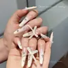 Accesorios de Moño de Organza Estilo Japonés para Uñas, Lazo Sencillo y Dulce Estilo Ballet para Decoración de Uñas