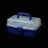 Caja de Almacenamiento Portátil, Caja de Herramientas de Plástico para Muestras de Una Pieza, Caja de Almacenamiento Transparente, Caja de Almacenamiento de Escritorio para Joyería y Arte de Uñas
