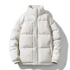 Ropa acolchada de algodón engrosada para hombre, nueva de otoño e invierno, estilo coreano, para mantener el calor, moderna, color liso, para parejas, famosa en internet, mismo estilo, chaqueta versátil para hombre