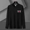 Fábrica de Origen Manga Larga Exterior Moderno Verano para Hombre Delgado Primavera y Otoño Tops Ajustados Camisetas Básicas