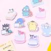 Notas Adhesivas con Forma de Personaje de Dibujos Animados Lindo Estilo Japonés Pochacco Kuromi Femenino N Veces Notas de Mensaje 8 Estilos