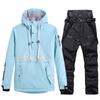 Nuevo traje de esquí de snowboard para hombres y mujeres, traje de invierno cálido y grueso, traje de esquí de estilo coreano, traje doble