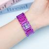 Aurora colorida para reloj inteligente Z9 correa Z7S niños Z10 transparente z6pro hebilla flash D1S