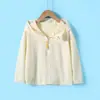 Roupas de Proteção Solar para Meninos, Nova Roupa de Proteção Solar de Verão para Crianças, Jaqueta Refrescante de Seda de Gelo com Capuz para Meninas, Roupas Infantis da Moda para Crianças Maiores
