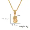 Nuevo colgante de letra inglesa con circonita incrustada, collar de moda, joyería de diseño de nicho ins europeo y americano, venta al por mayor