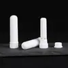 Tubo nasal de plástico inhalador nasal tubo nasal único cabeza nueva con agujero portátil tubo redondo de PP con agujero material de embalaje