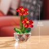 Flor de Cristal Decorações para Casa Sala de Estar Estilo Nórdico Simples Moderno Artesanato de Cristal Lilás