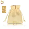 Bolsa de Linho com Cordão para Joias, para Guardar Pulseiras e Acessórios, Estilo Artístico