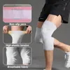 Rodilleras Deportivas de Tamaño Grande, Alta Elasticidad, Transpirables, para Tenis, Correr, Saltar la Cuerda, Soporte de Rodilla de Compresión, Antideslizantes, Compresión, Protección Térmica para las Piernas