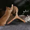 Tablero rascador anti-gato, duradero y resistente al desgaste, rascador vertical de sisal extra grande, bola nido para gato, cartón corrugado