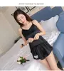 Conjunto de Pijama de Seda Gelada Sexy com Alcinha para Menina - Verão 2021