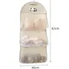 Bolsa Colgante para Guardar Calcetines Armario de Dormitorio Ropa Interior Ropa Interior Calzones Red de Bolsillo Colgante Bolsa de Almacenamiento Trasero de Puerta Artefacto de Almacenamiento