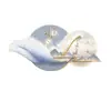 Pintura Decorativa Moderna de Lujo Ligero para Sala de Estar Pintura Colgante de Pared de Fondo de Sofá Estilo Chino Nuevo Atmosférico Nuevo Estilo Mural Pluma