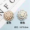 Aleación estilo coreano accesorios para el cabello diy belleza para teléfono móvil lazo aleación flor placa hebilla de diamante diy accesorios de metal con perlas