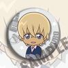 Distintivo de animação do detetive Conan distintivo K bidimensional periférico Yum pingente pôster Anshi através