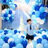 Balões estampados de macaron de aniversário para meninos e meninas, decorações de atmosfera e adereços de foto para a primeira festa de aniversário infantil