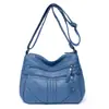 Bolsos para Mujer 2026 Nuevo Estilo Bolso de Hombro de Cuero Suave Gran Capacidad Bolso Cruzado para Señoras de Mediana Edad Bolso de Mamá Moderno Venta al por Mayor