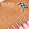Kit de Canetas de Desenho para Unhas Transfronteiriças Caneta de Traço Fino Caneta de Traço Fino Ponto Flor Desenho Linha Caneta de Unha Tipo Agulha de Pintura Kit