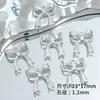 Serie de moños con sensación fresca, colgante de aleación, colgante, accesorios para pulsera de cuentas hechas a mano, collar, pendientes, DIY