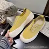 Zapatos de lona para mujer sin cordones con suelas gruesas, ligeros, nuevo estilo otoño 2026, zapatos casuales sin cordones, zapatillas versátiles para estudiantes