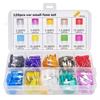 Caja Transfronteriza de 120 Piezas Fusible de Inserción para Coche Pequeño Aluminio/Zinc Fusible para Coche 2A-35A Kit