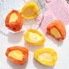 Juguetes de Comida de Simulación Accesorios de Resina Relleno de Crema de Coco Jackfruit Pasador DIY Funda de Teléfono Llavero Zuecos
