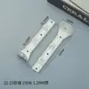 Código de pared de doble vía hebilla automática engrosada Código de pared simple color acero dientes blancos accesorios para cortinas código de instalación