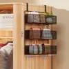 Estante de Almacenamiento para Armario, Cesta de Almacenamiento para Bolsos, Estante Lateral para Gabinete, Organizador de Ropa Interior y Ropa, Cesta Colgante para Armario