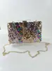 Bolsa de Lantejoulas para Mulheres, Versátil 2026 Nova Tendência Moda Bolsa de Corrente, Bolsa Transversal, Bolsa Quadrada Pequena Popular de Ombro/Axila