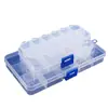 Caixa de armazenamento de material DIY de alta qualidade, inodora, com 15 compartimentos, divisível, transparente, de plástico para mesa, atacado