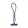 Lanyard Tejido Corto de Moda para Teléfono Móvil Anillo de Doble Propósito Multifuncional Correa de Muñeca Cuerda de Poliéster Fuerte Anti-Pérdida Accesorios