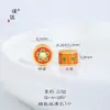 Pu Zuojiu não desbota ouro areia acessórios diy amor rosa cornucópia pulseira de contas com furo passante colar de contas