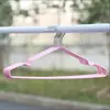 Cabide para Roupas Vestido Ocidental Cabide para Terno Calças Lenço Plástico Mergulhado Cabide para Roupas de Adulto à Prova de Vento Aço Inoxidável Multifuncional Antiderrapante