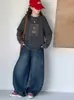Conjunto de Otoño para Niñas 2026 Nuevo y Moderno Conjunto de Dos Piezas para Niños Primavera-Otoño: Sudadera y Jeans Falsos de Dos Piezas para Niños Mayores