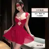 Lencería Sexy Original Yiyue: Sexy Camisón de Encaje Acolchado con Aros, Push-Up, Puro Deseo, Uniforme Transparente para Dormir 1239