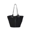 Bolso tote de hombro único retro europeo y americano para mujer, nuevo súper popular 2026, bolso de mano simple, bolso de axila para commuting