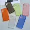 Case Corning com Janela Grande 17Promax Adequado para Capa de Celular Apple 17Pro 15 Anel Fino Transparente Fosco Capa Macia 16